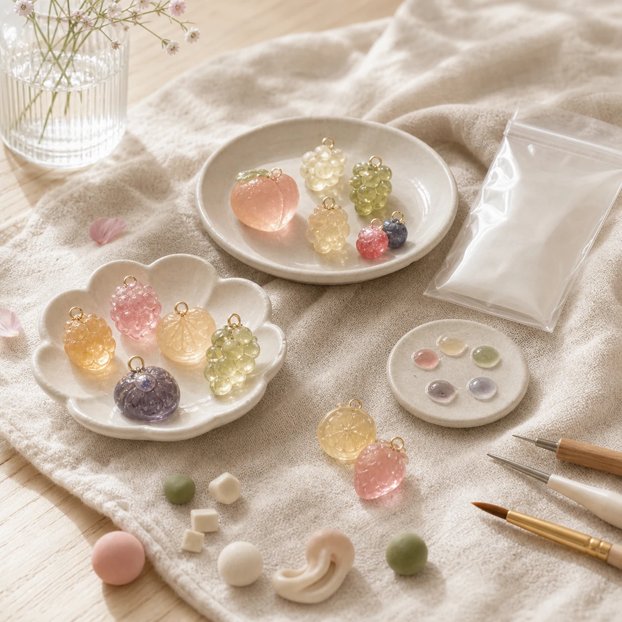 clear resin clay ResinDrip material guide